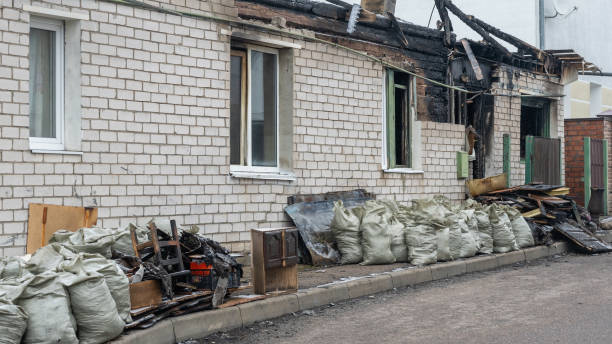 Professional Fire Damage Removal technician working in Skillman, NJ